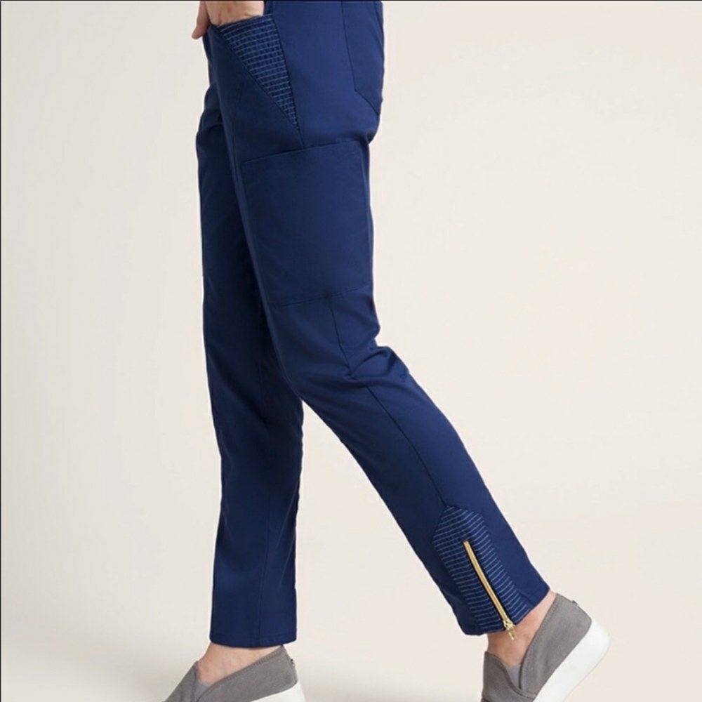Jaanuu Moto Navy Scrub Pants XXS